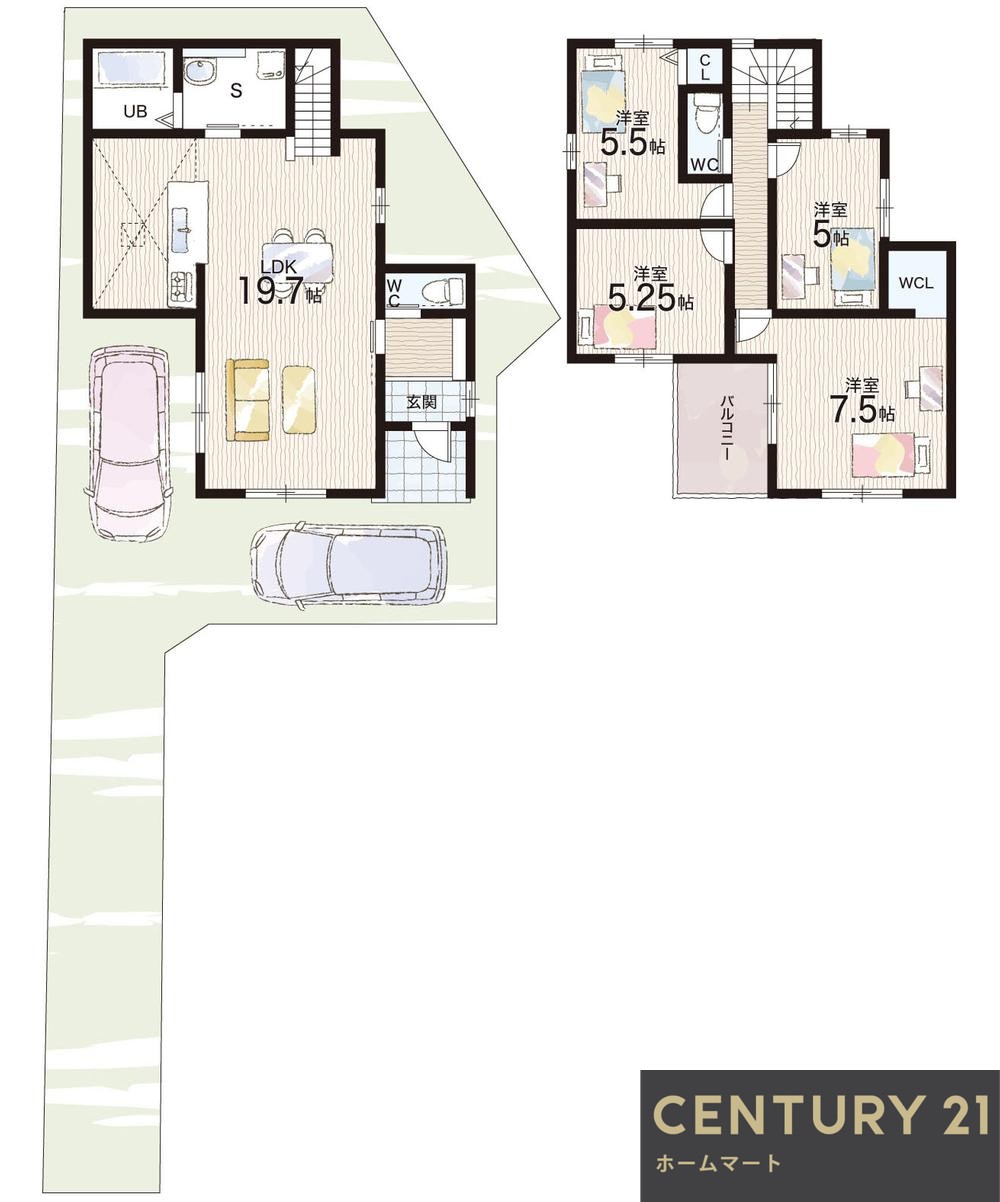 新築戸建 一戸建て家原寺町１（津久野駅） 3799万円～4299万円の詳細情報 大阪府堺市西区家原寺町１ 写真16 センチュリー21ホームマート