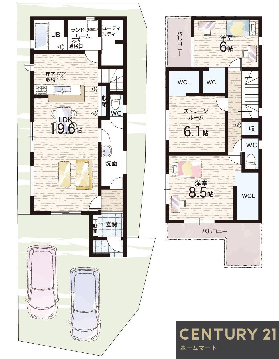 新築戸建 一戸建て並松町（岸和田駅） 3380万円・3480万円の詳細情報 大阪府岸和田市並松町 写真14 センチュリー21ホームマート