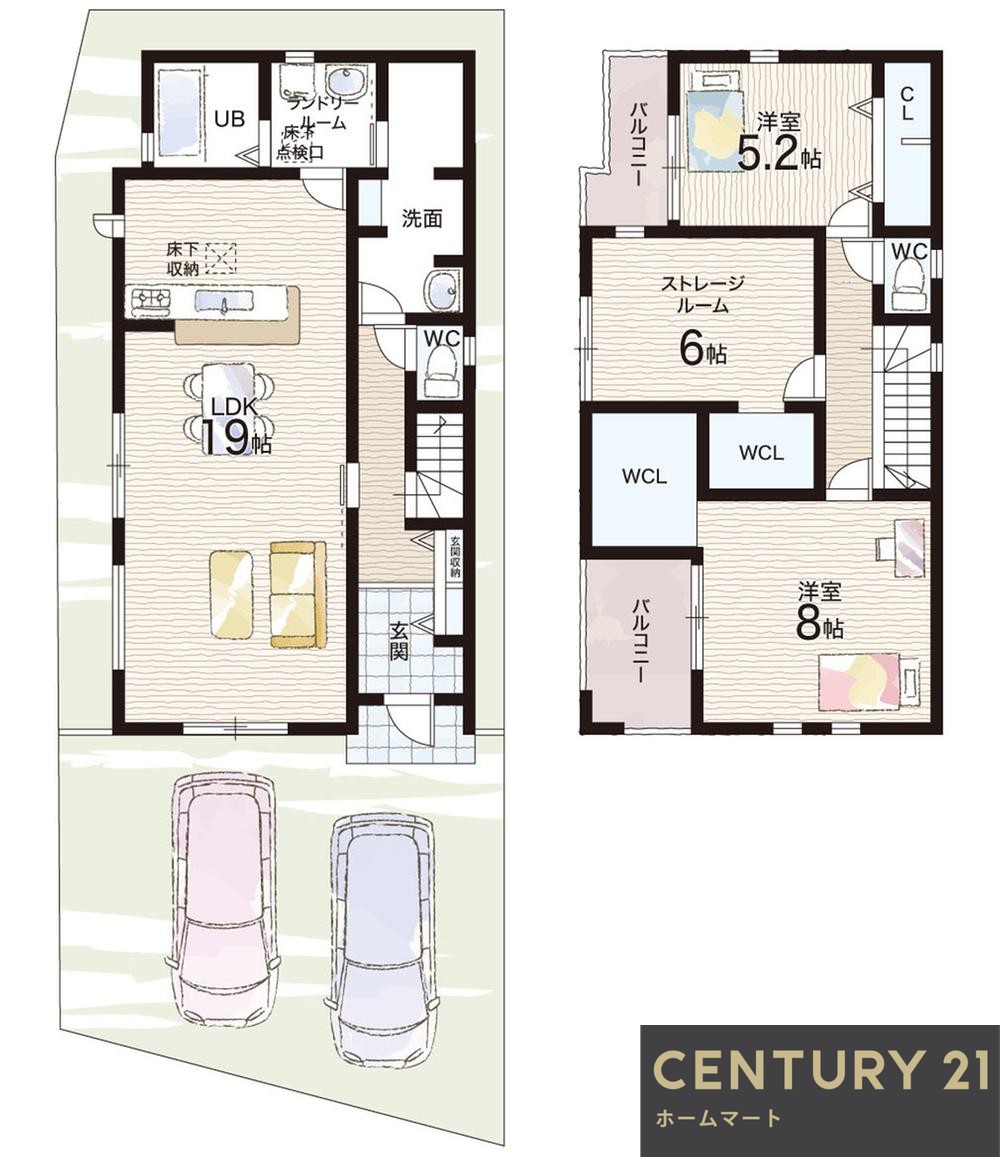 新築戸建 一戸建て並松町（岸和田駅） 3380万円・3480万円の詳細情報 大阪府岸和田市並松町 写真15 センチュリー21ホームマート